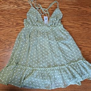 NWT strappy flowy mini dress
